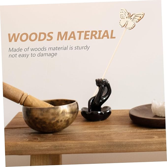 VICASKY 10pcs Butterfly Shaped Diffuser Sticks for Aromatherapy Desk and Bathroom Diffusers Decorative Fragrance Reeds for Home Office Spa and Wedding Settings