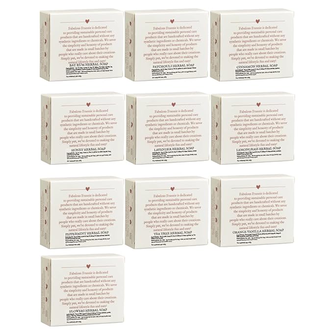 Fabulous Frannie 100% Natural Herbal Soap 4 oz made with Pure Essential Oils (TEA TREE)