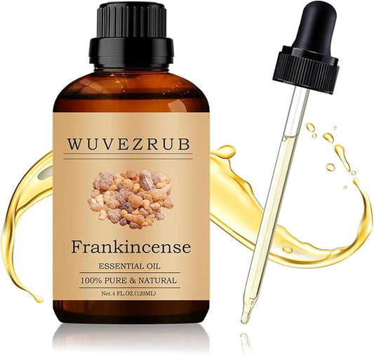 Frankincense Essential Oil 120ML - 100% Pure and Natural Oils for Aromatherapy Diffuser - 4 Fl Oz/Frankincense