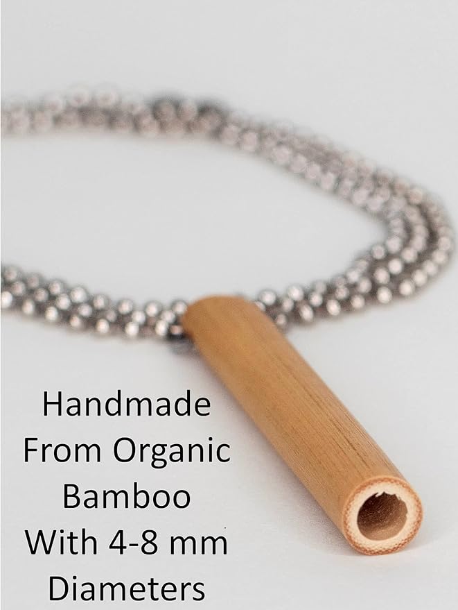 Aromatherapy Mindful Breathing Diffuser Necklaces Handmade in America By Stress Straws