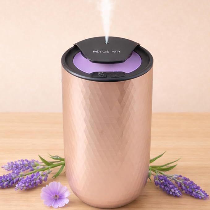 Waterless Essential Oil Diffuser – Portable Cordless Aromatherapy Diffuser for Home, Car, Office – 3 Mist Levels - 4 Timer Modes - 15ml Oil Capacity - USB-C Rechargeable