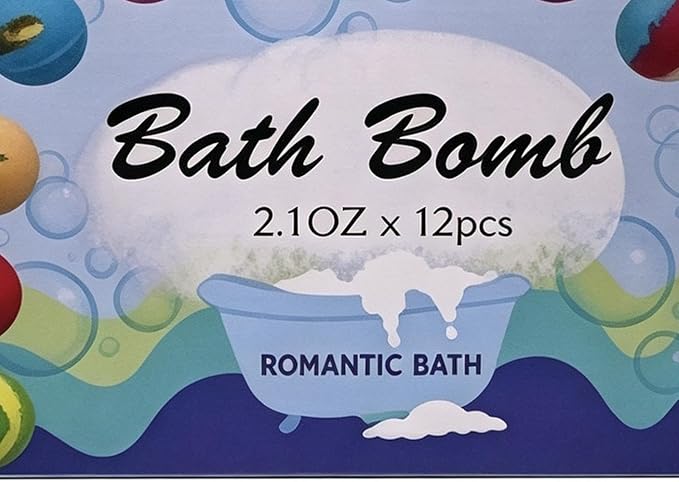 Bath Bubble Balls - Moisturizing Bath Foaming Set, 12 Pcs Skin Hydrating Bathing Supplies Pack, Relaxing Aromatherapy Spa Care Bombs, Home Shower Wellness Kit, Family Friends Self Care Gift Use