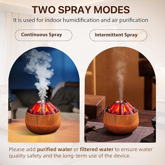 Mini Humidifier, 300ml USB Steam Humidifier with Auto Shut-Off for Bedroom, Living Room, Office, Gym, Plant Care