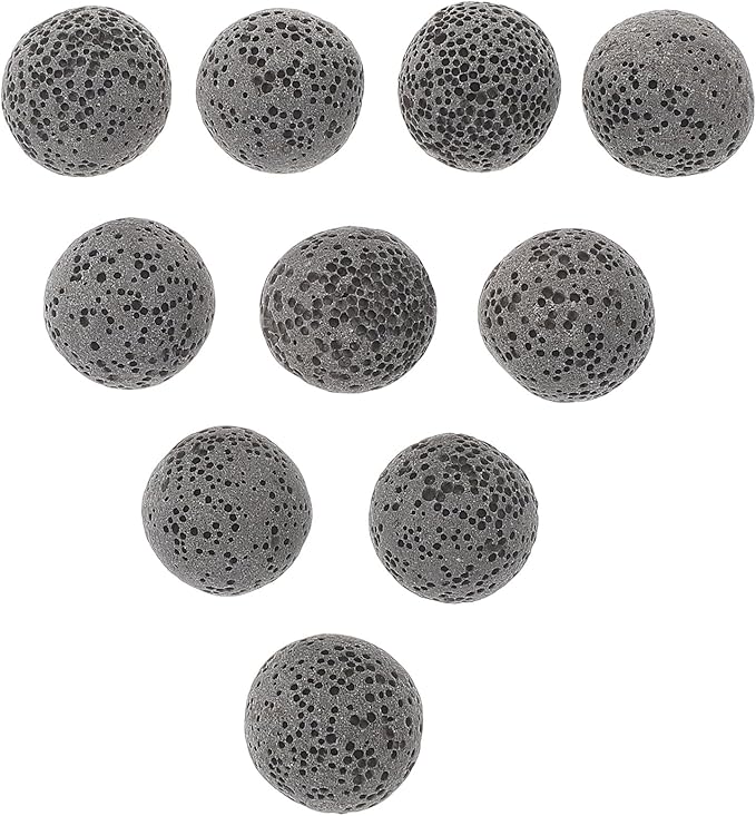 SAFIGLE Volcanic Rock Aromatherapy Stone 16mm Natural Lava Diffuser Stones 20pcs Passive Fragrance Expanding Rocks for Home Relaxation and Essential Oil Diffusers