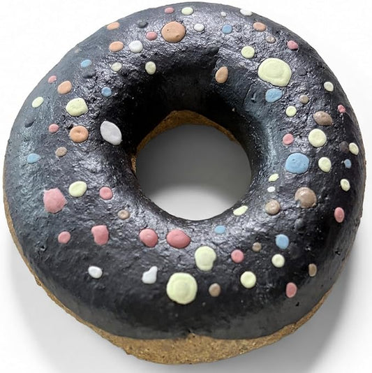 Handmade Ceramic Cookie Shape Passive Diffuser for Essential Oils, Aromatherapy Home Office Car Decor, Natural Clay, Round, Assorted Colors (1, Doughnut)