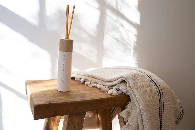 Sand + Fog Limoncello Reed Diffuser | Made with Essential Oils | Fill Your Home with the Your Favorite Luxurious Fragrance