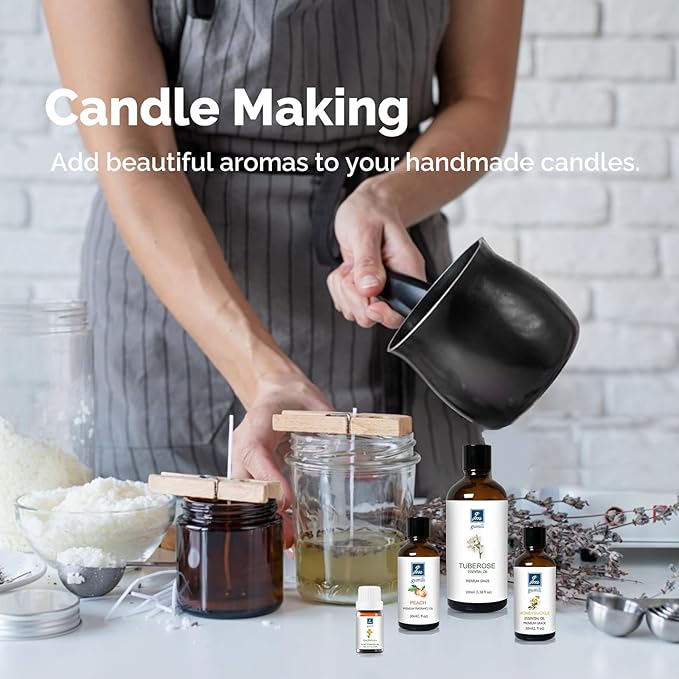Gm Gumili White Tea Diffuser Oil - Pure Natural Fragrance for Aromatherapy, Perfume Making, Candles, Soap, Room Spray, Diffuser Blends - Organic, 10mL Undiluted - Pack of 2