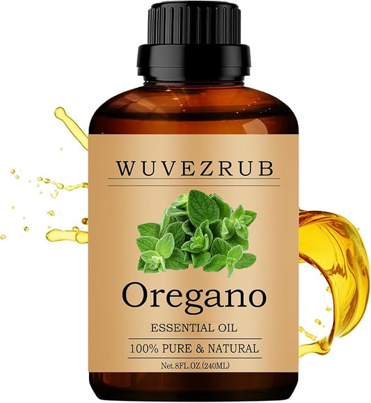 Oregano Essential Oils 240ML, 100% Pure and Natural Essential Oil for Aromatherapy Diffuser - 8 Fl Oz/Oregano