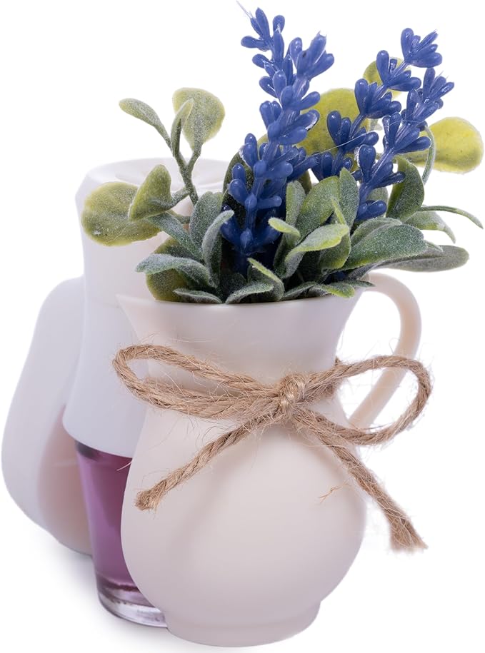 Scentsationals Plug in Decor Heater - Lush Lavender - Fragrance Oil Air Freshener for Continuous Scent in Home and Bathroom