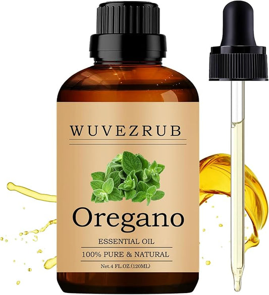 Oregano Essential Oils 120ML, 100% Pure and Natural Essential Oil for Aromatherapy Diffuser - 4 Fl Oz/Oregano
