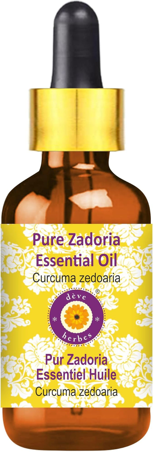Deve Herbes Pure Zadoria Essential Oil with Glass Dropper 10ml (0.33 oz)
