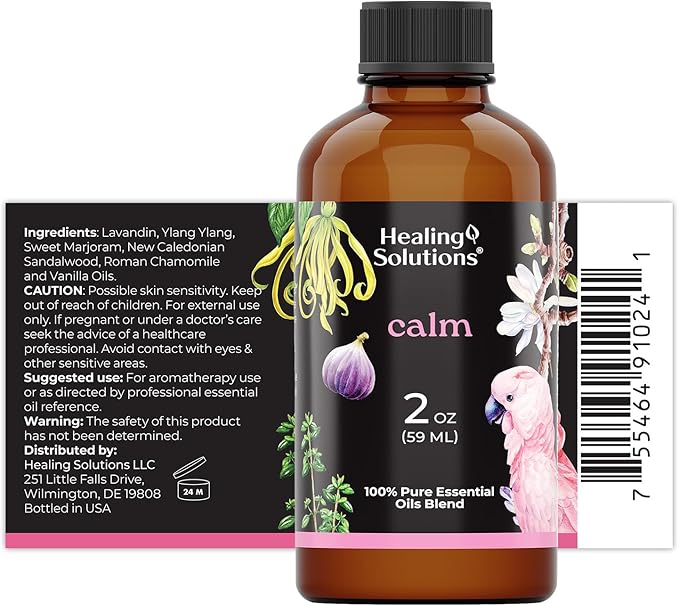 Healing Solutions Calm Blend Essential Oil - 2 Fluid Ounces