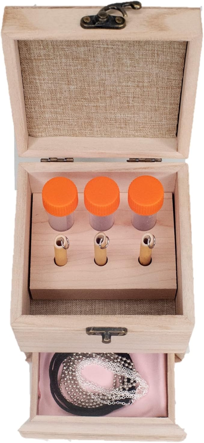 Aromatherapy Mindful Breathing Diffuser Necklaces Handmade in America By Stress Straws