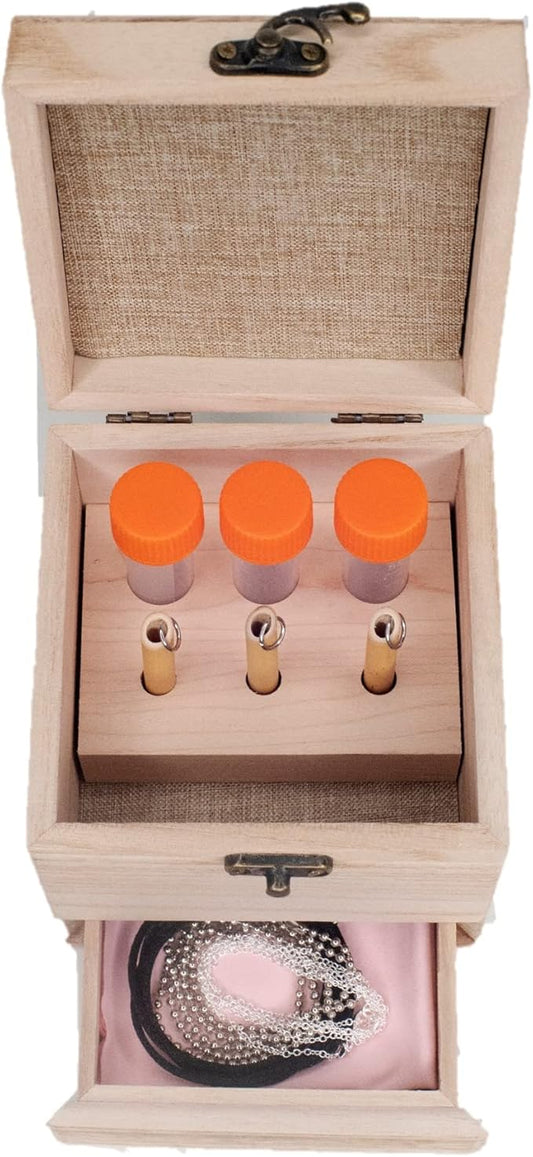Aromatherapy Mindful Breathing Diffuser Necklaces Handmade in America By Stress Straws