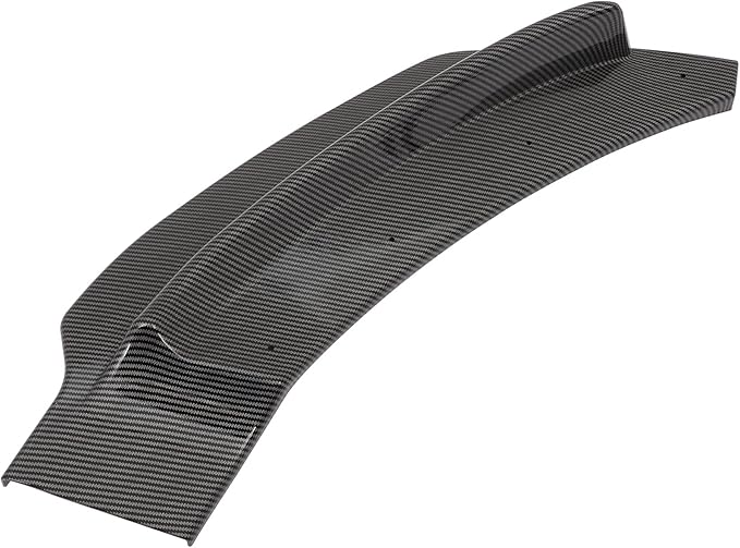 SCITOO Glossy Carbon Look PP Front Bumper Lip Chin Spoiler Fit for 2014-2020 for BMW F32 F33 F36 4-Series