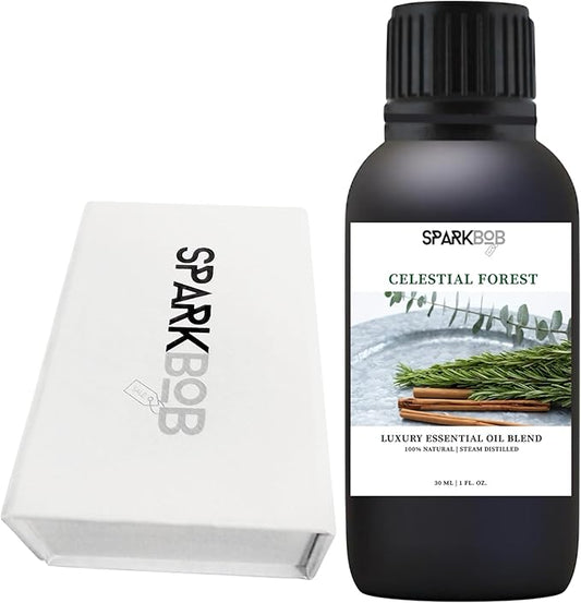 Luxury Essential Oil Blend Therapeutic Grade Aromatherapy Oil for Diffuser, Massage, Spa & Relaxation | Stress Relief & Wellness Gift Ready Packaging 1Fl Oz (Celestial Forest)