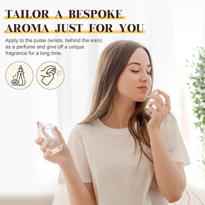 EUQEE Baby Powder Fragrance Oil Premium Fragrance Essential Oil 60ml with Glass Dropper for Aromatherapy, Candle Making, DIY Bath Bombs(2.02 Fl oz)