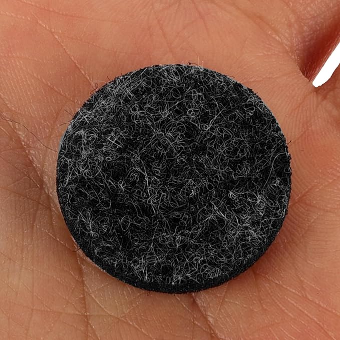 Luxshiny 100pcs Round Replaceable Aroma Pads Essential Oil Diffuser Pads Compact Cotton Core for 30mm Necklace Diffuser Refill for Home Aromatherapy Use