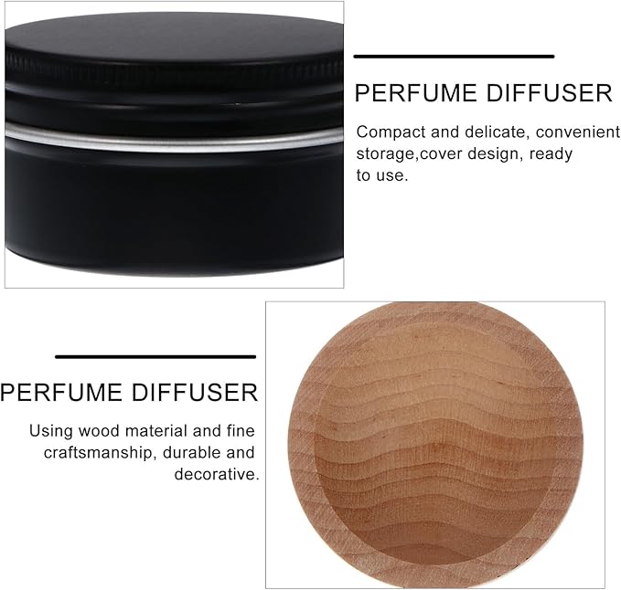 Natural Wooden Essential Oil Diffuser for Indoor Fragrance Aromatherapy Lightweight Practical Scent Diffuser with Smooth Finish for Bedroom Office Car Yoga and Meditation Spaces