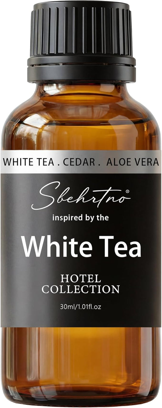 Hotel Collection Diffuser Oil – Inspired by The White Tea Hotel Scent Long-Lasting Home Fragrance for Diffusers & Machines (1 Fl Oz (Pack of 1))