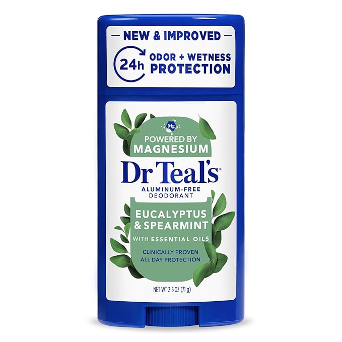 Dr. Teals Eucalyptus Deodorant Gift Set (2 Pack, 2.5oz Ea.) - Eucalyptus Essential Oils with Shea Butter & Arrowroot Powder - Aluminum, Paraben, & Phthalate Free - Dermatologist Tested