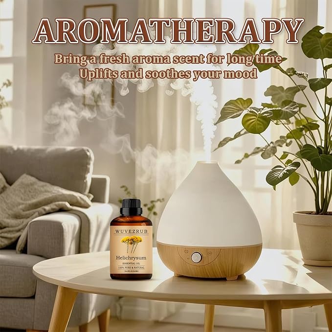 Helichrysum Essential Oil 240ML - 100% Pure and Natural Oils for Aromatherapy Diffuser - 8 Fl Oz/Helichrysum