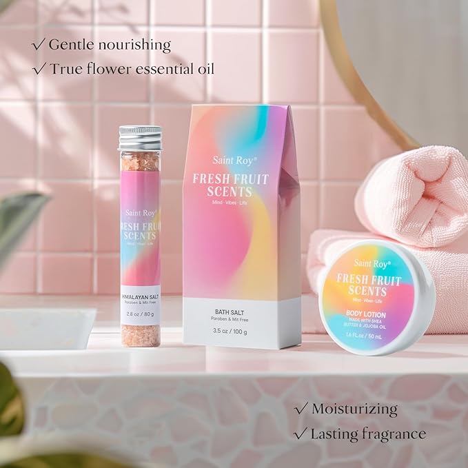 Mothers Day Spa kit Gift for Her, Christmas Gifts for Women - Unique Gift Set for Teen Girls Tote Bag for Women, 13pcs Fresh Gift Baskets for Girls, Birthday Gifts for Daughter, Girlfriend, spa kit