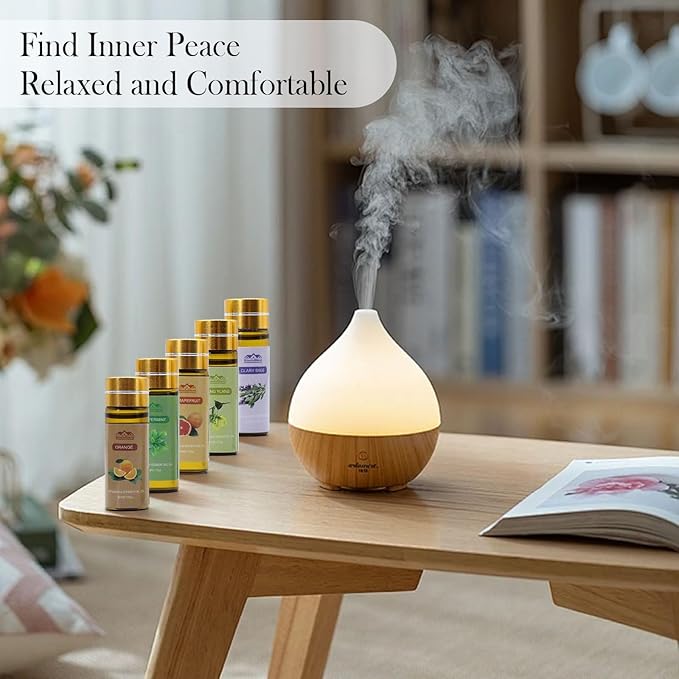 Fragrance Essential Oils Set with Gift Card,20 pcs Variety Pack Aromatherapy Oils for Diffusers for Home, Skin, Candle & Soap Making - Tea Tree, Lavender, Peppermint, Eucalyptus, Rose Gift for Friend