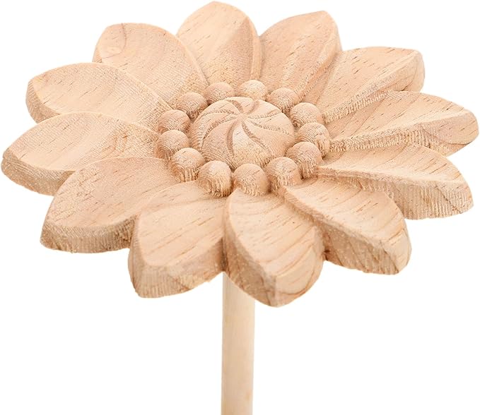 Wooden Lotus Essential Oil Display Stand with Aromatherapy Diffuser Base and Essential Oil Bottles Holder for Home, Spa, Yoga, and Office Aromatherapy Use