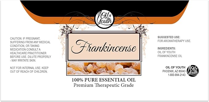 Oil of Youth Frankincense Essential Oil 8 oz – Pure & Therapeutic Grade Frankincense Essential Oil