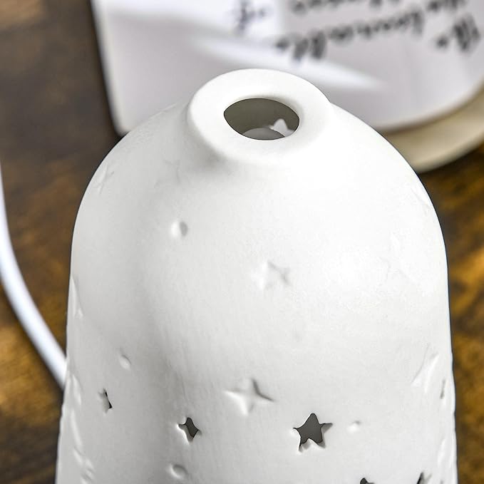100ml All-in-One Aroma Diffuser Humidifier – 7-Color LED, Dual Mist Mode, 60/120min Timer, Waterless Auto-Off, 25ml/h, <50dB, White