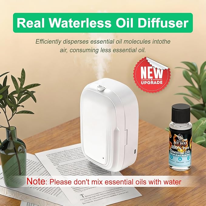 Waterless Essential Oil Diffuser,Home Hotel Aromatherapy,Cold Air Scent Diffuser with Smart APP & 3 Timer,1500 sq.ft Coverage| Whole House Oil Diffusers for Office,Room,On Wall,150ML-Quite,Gift-White