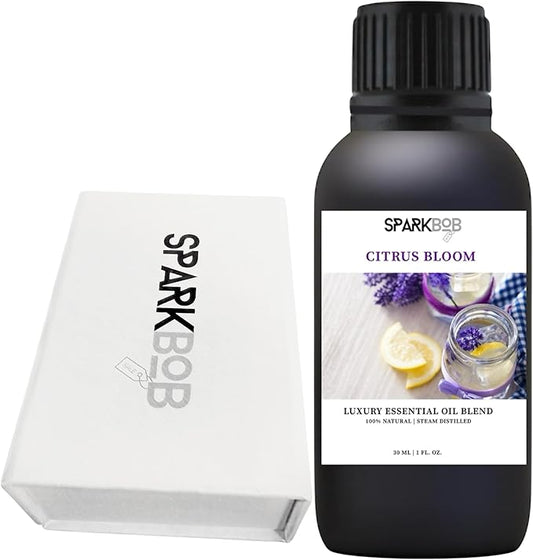 Luxury Essential Oil Blend Therapeutic Grade Aromatherapy Oil for Diffuser, Massage, Spa & Relaxation | Stress Relief & Wellness Gift Ready Packaging 1Fl Oz (Citrus Bloom)