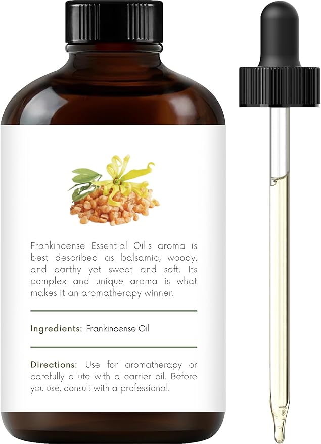 Handcraft Blends Tranquil Ritual Set: Lavender and Frankincense Essential Oils – (2 x 4 Fl Oz) – 100% Pure & Natural – for Diffuser, Aromatherapy, and DIY Projects