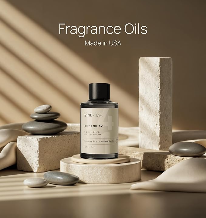 VINEVIDA [128oz] Eucalyptus Spearmint Fragrance Oil - Natural Scents for Candle and Soap Making - Made in USA