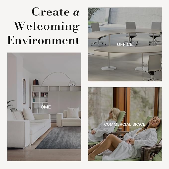 JCLOUD Smart Scent Air Machine 1000ML, Hotel Scent Diffuser Cover Up to 4500 Sq. Ft., White & Luminous White Dew Diffusers Oil 500ML - Inspired by The Westin Hotel Scent