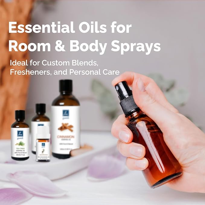 GM Gumili Cinnamon Oil - Pure Organic Essential Oil for Diffuser, Spray, Massage, DIY Candles & Soap - Cinnamon Bark Oil, 10mL
