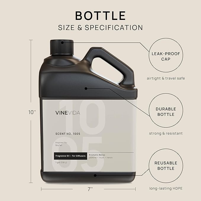 VINEVIDA (128oz) Hotel Fragrance Collection Diffuser Oil - Cold Air Diffuser Oil - Scent No.1005 Inspired by Atlantis Hotel