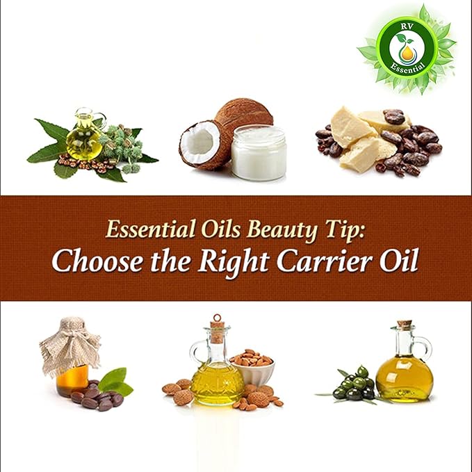 R V Essential Pack of 6 Carrier Oil Set Apricot Kernel Argan Avocado Grapeseed Jojoba Rosehip Seed 100% Pure Natural for Skin Hair Relaxation Soap Lip Balm Creams Lotions Gift Set DIY 15ml (0.507oz)