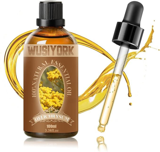 Helichrysum Essential Oil 100ML - 100% Pure and Natural Therapeutic Grade Oils for Aromatherapy Diffuser - 3.4 Fl Oz/Helichrysum