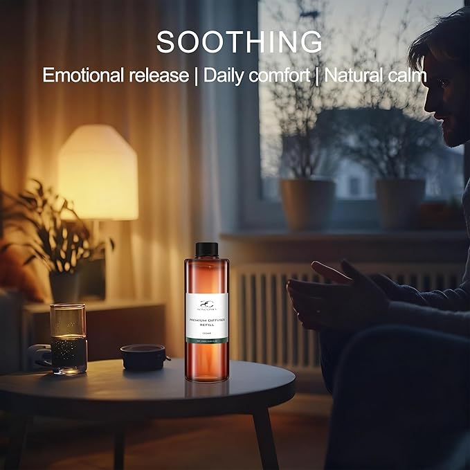 Diffuser Oil Luxury Essential Oils for Diffuser Refill & Air Freshener,Long-Lasting Natural Home Fragrance and Hotel Scent for Diffusers - 8.45 Fl.oz(250ml), Cedar