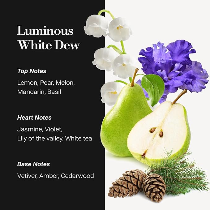 JCLOUD Smart Scent Air Machine 1000ML, Hotel Scent Diffuser Cover Up to 4500 Sq. Ft., White & Luminous White Dew Diffusers Oil 500ML - Inspired by The Westin Hotel Scent