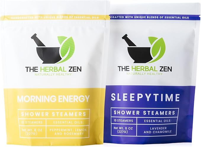 Aromatherapy Shower Steamer Gift Set - USA Made Mothers Day Gift for Mom - Shower Bomb Tablets Made with Soothing Natural Essential Oils - Relaxation Gift for Women and Men