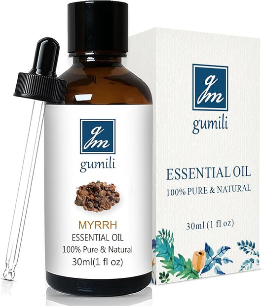 GM Gumili Myrrh Essential Oil, 100% Pure, 30ml, Aromatherapy, Skin Care, Home Diffuser