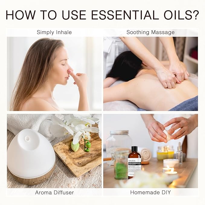 Neroli Essential Oil 100ML, 100% Pure Neroli Oil Aromatherapy Oil for Diffuser, Skin Care, Hair Care, Massage, Yoga, Home, Soap and Candle Making