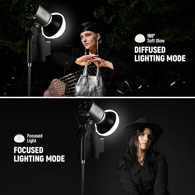 NEEWER COB Light Diffuser for MS60/150 Reflector, Silicone Diffuser, Soft Lighting Accessory for Dedicated Reflector of NEEWER MS60 MS60B MS60C MS150 MS150B MS150C LED Video Lights, CRS8