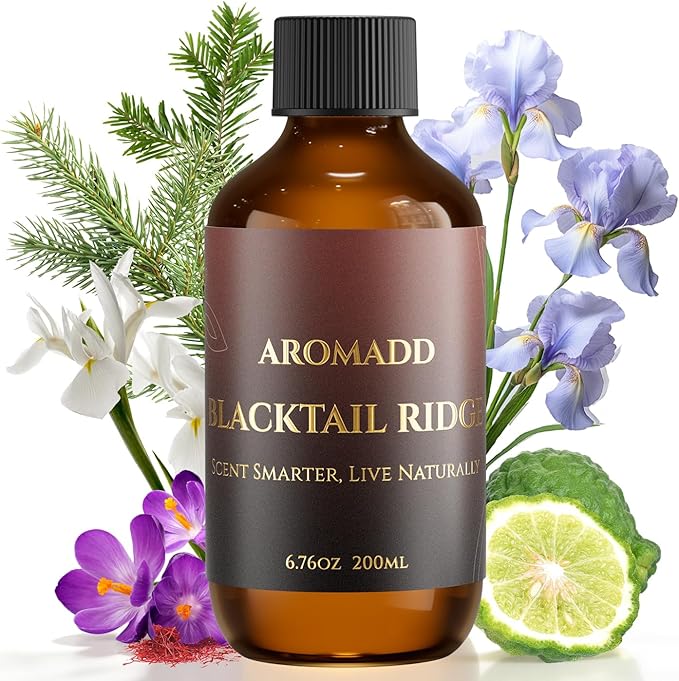 Aromadd Blacktail Ridge Diffuser Oil Inspired by Luxury Hotel Scent 6.76 Fl Oz (200ml), Aroma Diffuser & Hotel Fragrance Diffuser Oil, Essential Oil Diffuser for Aromatherapy, Long-Lasting