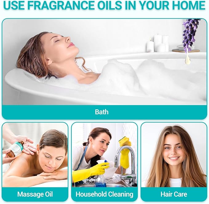 Lavender Essential Oil 3.38 fl oz (100ml), Lavender Oil for Home & Daily Use, for Women & Men, Suitable for Diffuser, Bath & DIY, Large Size for Long-Lasting & Versatile Use