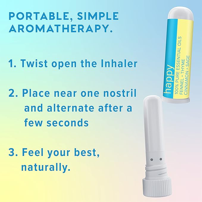 MOXĒ Nasal Inhaler Bundle, 8 Essential Oil Blends, Aromatherapy Sticks, Warming & Cooling Fragrances, Undiluted Oil, Natural Ingredients, Made in USA…