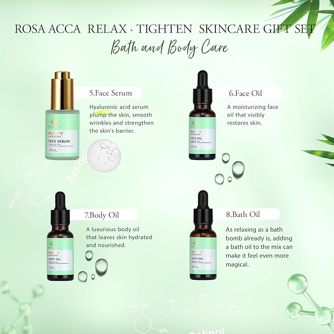 23 Pcs Mother's Day Gifts for Mom, Tea Tree Facial Skin Care Set, Bath and Body Gifts for Women & Men, Self-Care Relaxation Kit, Home Spa Gift Basket, Sheet Mask, Birthday, Christmas, Anniversary